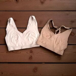 SOMA Enbliss Bralettes Set Size S Racerback V-Back Wireless Comfort Lounge Bras